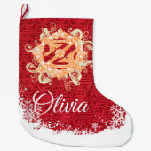 KLASSIEKE WIZARD VAN OZ CHRISTMAS STOCKING GROTE KERSTSOK (Voorkant)