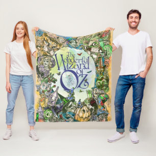 KLASSIEKE WIZARD VAN OZ FLEECE BLANKET DEKEN