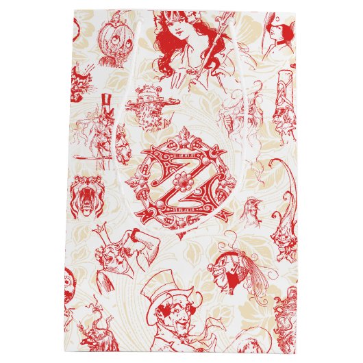 Klassieke wizard van Oz Gift Bag Medium Cadeauzakje (Achterkant)