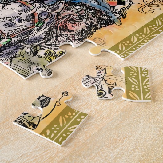 Klassieke wizard van Oz Puzzle - 11x14 inch Legpuzzel (Zijkant)