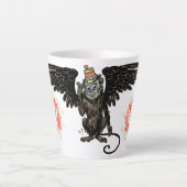 Klassieke wizard van Oz Winged Monkey-mok Latte Mok (Voorkant)