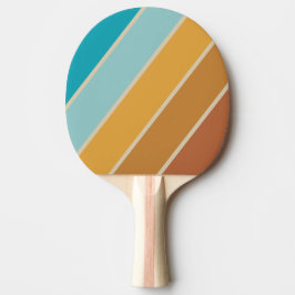 Klassieke Woestijn Regenboog Krachtige Strepen Tafeltennisbatje