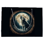 Klassieke,  wolf & moon groot cadeauzakje (Achterkant)