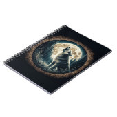 Klassieke, wolf & moon notitieboek (Linkerzijde)