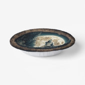 Klassieke,  wolf & moon papieren kommen (Gebogen)