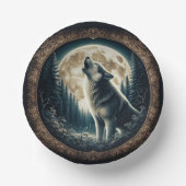 Klassieke,  wolf & moon papieren kommen (Voorkant)