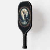 Klassieke,  wolf & moon pickleball paddle (Links)