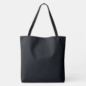 Klassieke, wolf & moon tote bag (Achterkant)