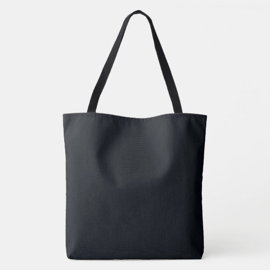 Klassieke, wolf & moon tote bag (Achterkant)