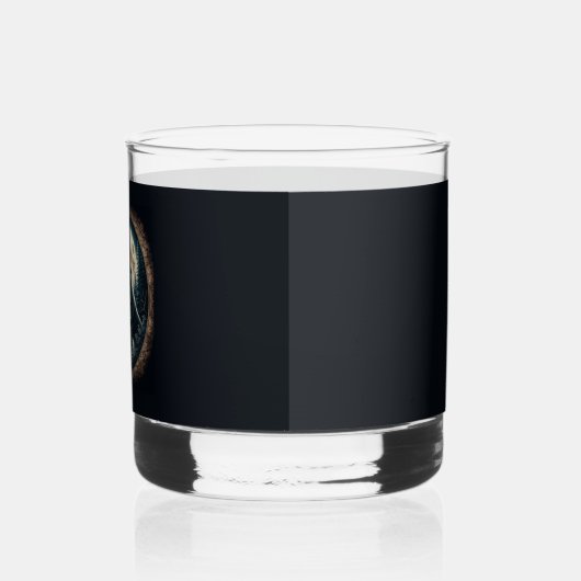 Klassieke, wolf & moon whisky glas (Rechts)