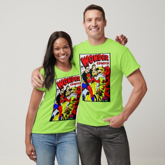 Klassieke Wonder Comics T-Shirt (Unisex)