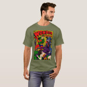 Klassieke Wonder Comics T-Shirt uit 1940 (Voorkant volledig)