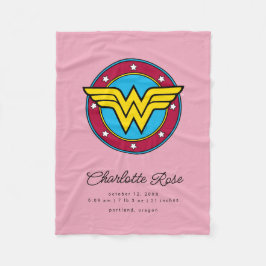 Klassieke Wonder Woman | Nieuwe babygeboortelastje Fleece Deken