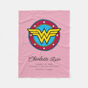 Klassieke Wonder Woman   Nieuwe babygeboortelastje Fleece Deken
