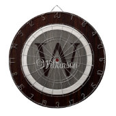 Klassieke Wood Hue Hickory and Cedar Dart Board Dartbord (Voorkant)