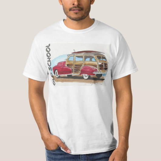 Klassieke Woody, Oude School: Pacific Love T-shirt (Voorkant)