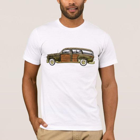 Klassieke Woody Station-wagon T-shirt (Voorkant)