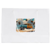 Klassieke Woody Wagon Groot Cadeauzakje (Achterkant)