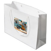 Klassieke Woody Wagon Groot Cadeauzakje (Achterkant Gekanteld)