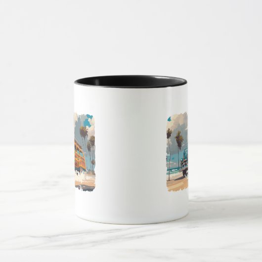 Klassieke Woody Wagon Mok (Midden)