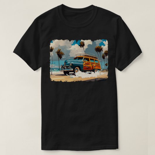 klassieke Woody Wagon T-shirt (Design voorkant)
