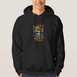 Klassieke Workout Motivatie Kunst van een Konijn Hoodie