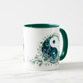 Klassieke Yin Yang ☯️ Balance Cup Mok (Voorkant rechts)