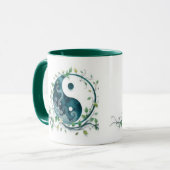 Klassieke Yin Yang ☯️ Balance Cup Mok (Voorkant links)