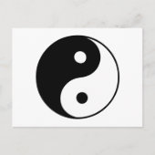 Klassieke Yin Yang Briefkaart (Voorkant)