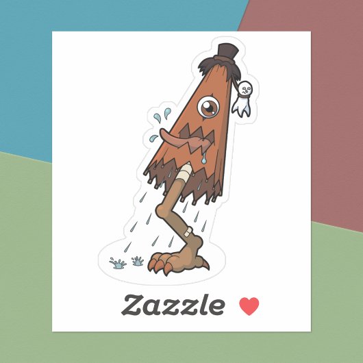 Klassieke Yokai Karakasa-obake - Japanse folklore Sticker