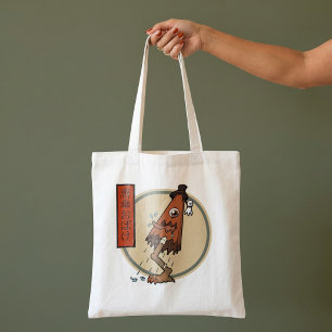 Klassieke Yokai Karakasa-obake- Japanse Folklore Tote Bag