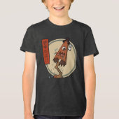Klassieke Yokai Karakasa-obake - Japanse folklore Tri-Blend Shirt (Voorkant)