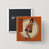 Klassieke Yokai Karakasa-obake - Japanse folklore Vierkante Button 5,1 Cm (Voorkant /achterkant)
