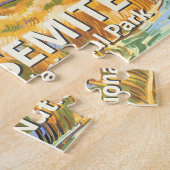 Klassieke Yosemite Half Dome herten schildering Legpuzzel (Zijkant)