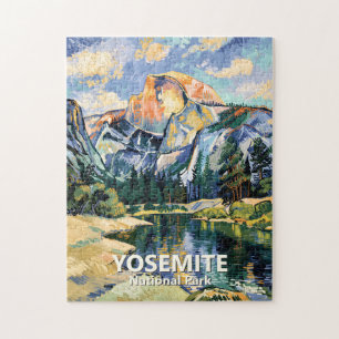 Klassieke Yosemite Half Dome Kleurrijke Van Gogh M Legpuzzel