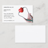 Klassieke zakelijke medische arts-kaartsjabloon visitekaartje (Voorkant / Achterkant)