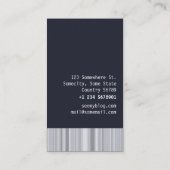 Klassieke zaken visitekaartje (Achterkant)