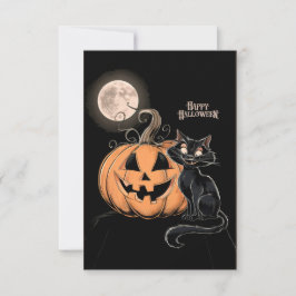Klassieke Zalige Halloween Wenskaart #1 Kaart