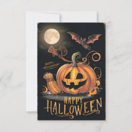 Klassieke Zalige Halloween Wenskaart #2 Kaart