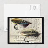 Klassieke zalmvlucht op kaart (Voorkant / Achterkant)