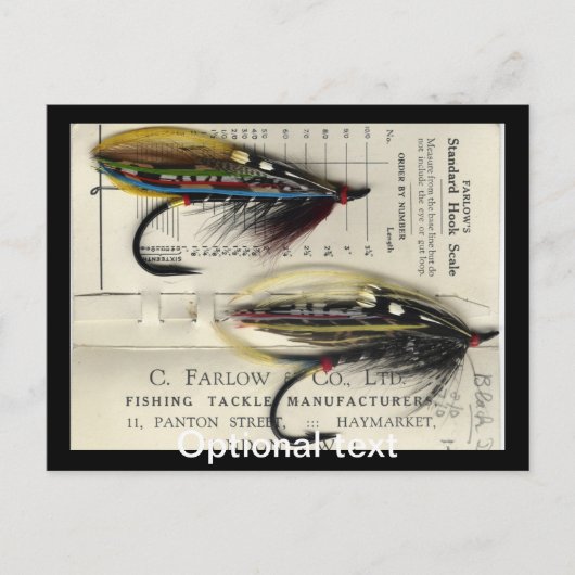 Klassieke zalmvlucht op kaart (Voorkant)