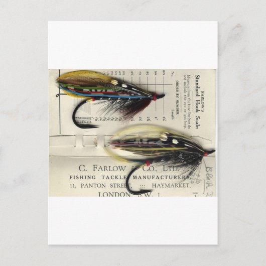 Klassieke zalmvlucht op kaart (Voorkant)