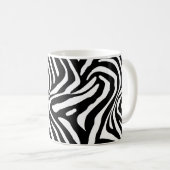 Klassieke Zebra Stripes Koffiemok (Voorkant rechts)