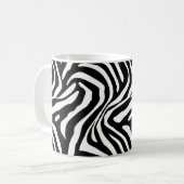 Klassieke Zebra Stripes Koffiemok (Voorkant links)