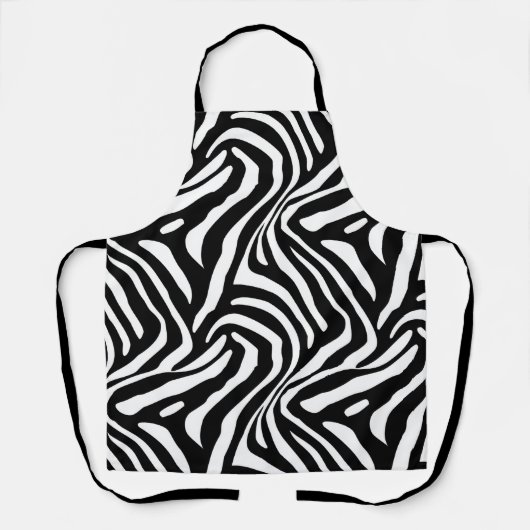 Klassieke Zebra Stripes Schort (Voorkant)