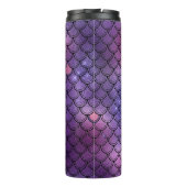 Klassieke Zeemeermin Edelsteen Monogram Thermosbeker (Achterkant)