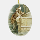 Klassieke zeemeermin keramisch ornament (Achterkant)