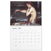 Klassieke Zeemeermin Kunstkalender Kalender (Feb 2027)