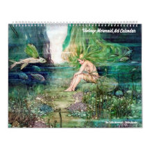 Klassieke Zeemeermin Kunstkalender
