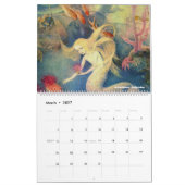 Klassieke Zeemeermin Kunstkalender Kalender (Mar 2027)